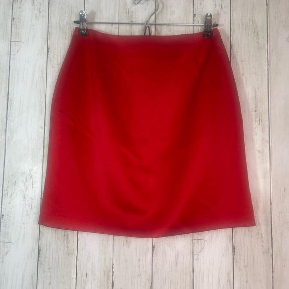 Hugo Buscati Collection Vintage Red A-Line Skirt 6 - Picture 1 of 5